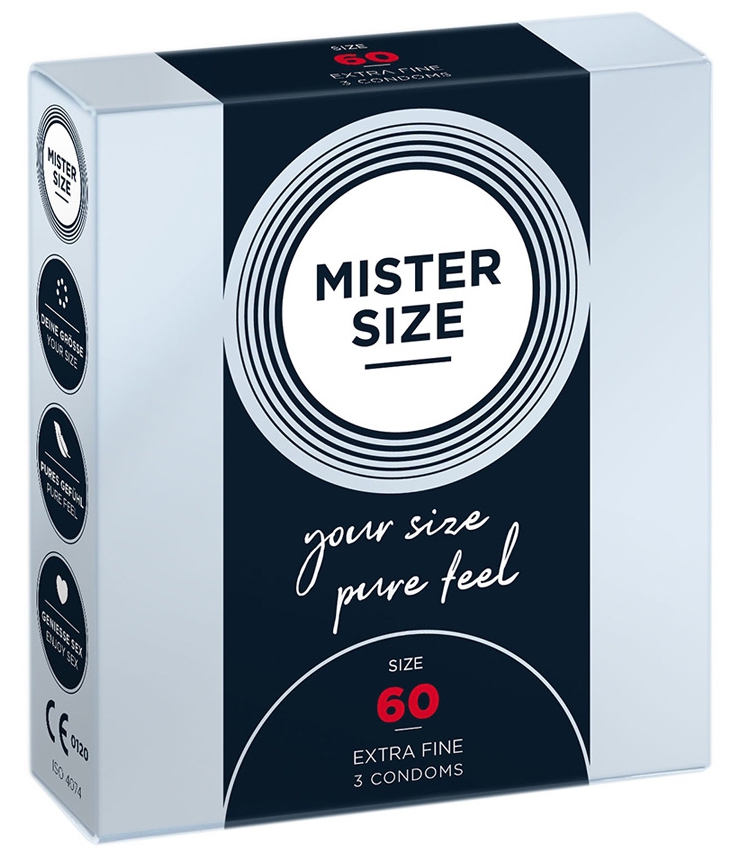 Mister Size Préservatifs Pure Feel 60 Mm Boîte De 3 - Image 4