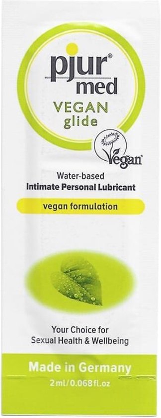 Pjur Unisex Dosette Lubrifiant Eau Vegan 2Ml