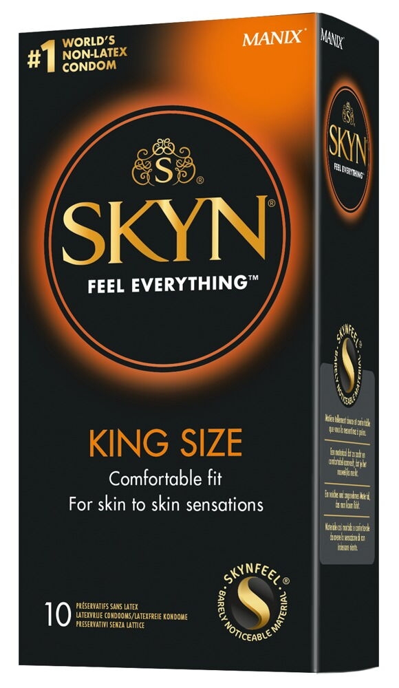 Manix - Skyn Unisex Préservatifs Sans Latex King Size 56 Mm X10