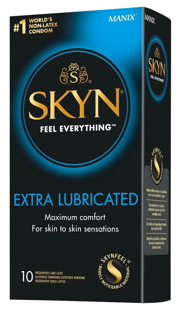 Manix - Skyn Unisex Préservatifs Sans Latex Manix Skyn Extra Lubrifiés 53 Mm X10