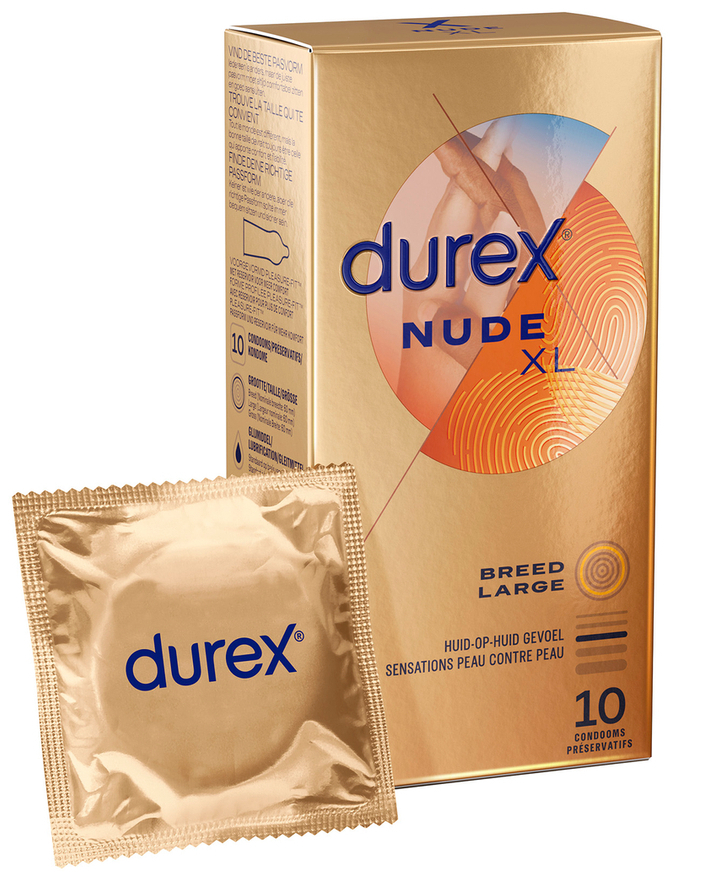 Durex - Préservatifs Nude taille XL - 10 unités - Image 3
