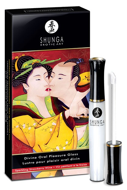 Shunga Unisex Gloss Plaisir Divin - Vin Pétillant À La Fraise