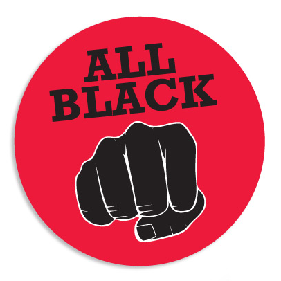 Logo de la marque de godes All Black:sextoys larges et dildo xxl