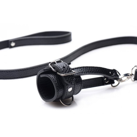 Ballstretcher avec laisse pour tirer les testicules