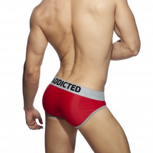 Bikini Brief DICK UP Rouge