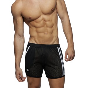 Short POCKET LONG ROCKY Noir-Blanc