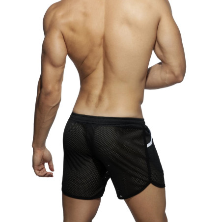 Short POCKET LONG ROCKY Noir-Blanc