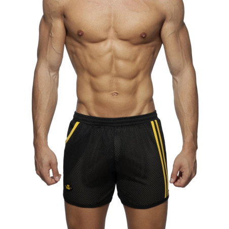 Short POCKET LONG ROCKY Noir-Jaune