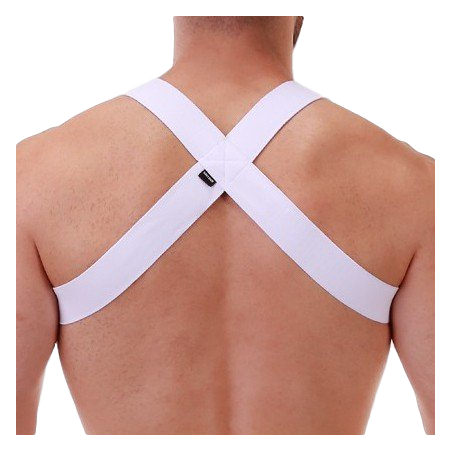 Harnais Élastique MATT Blanc