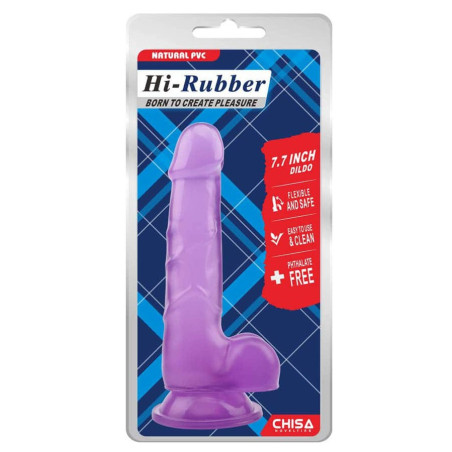 Gode HI-RUBBER 14 x 3.6 cm Violet