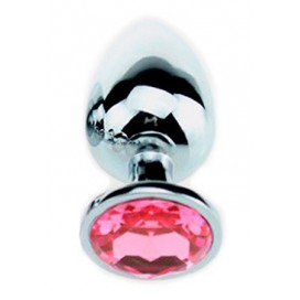 Plug Bijou Strass rose - Small 6.5 x 2.7 cm 2