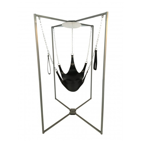 Kit sling BDSM en Cuir avec armature Acier