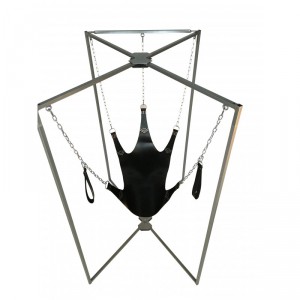 Kit sling BDSM en Cuir avec armature Acier