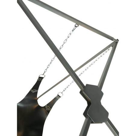 Kit sling BDSM en Cuir avec armature Acier