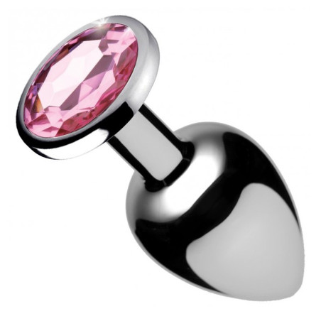 Plug bijou anal GEM Rose 8  x 4 cm