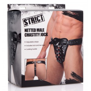 Cage de chasteté intégrale NETTED CHASTITY en Simili