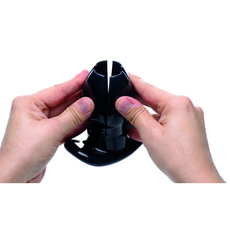Plug tunnel Clawed Noir de 9 x 10.5 cm