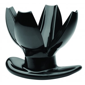 Plug tunnel Clawed Noir de 9 x 10.5 cm