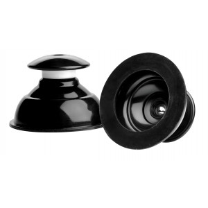 Suce Tétons Plungers Noirs