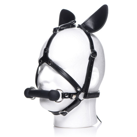 Harnais de Tête DARK HORSE Noir en simili
