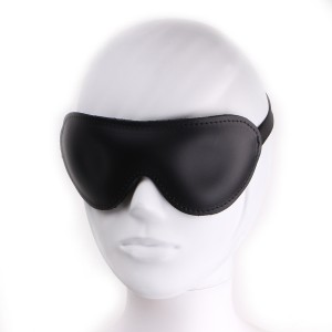 Masque en cuir DELUXE Noir