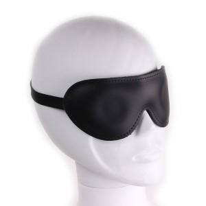 Masque en cuir DELUXE Noir
