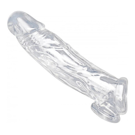 Gaine de pénis ENHANCER de Size Matters 19 x 5 cm Transparent
