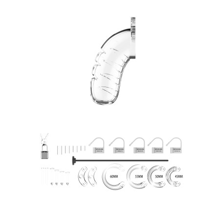 Cage de chasteté MANCAGE avec Tige d'urètre 11.5 x 3.5 cm | Tige 20cm - Diamètre 3mm