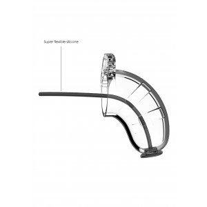 Cage de chasteté MANCAGE avec Tige d'urètre 9 x 3.5 cm | Tige 20cm - Diamètre 3mm