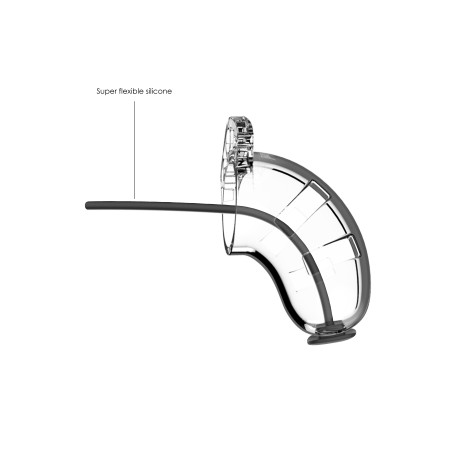 Cage de chasteté MANCAGE avec Tige d'urètre 9 x 3.5 cm | Tige 20cm - Diamètre 3mm