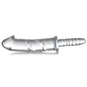 Gode Poignée en verre BATTLE RAMMER 20 x 4.5 cm