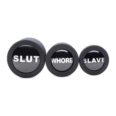 Kit de 3 Plugs Dirty Words