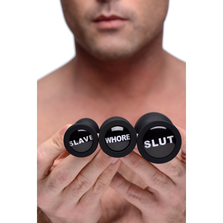 Kit de 3 Plugs Dirty Words