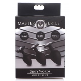 Kit de 3 Plugs Dirty Words 2