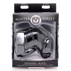 Cage de chasteté DETAINED Souple 7cm Noire 2
