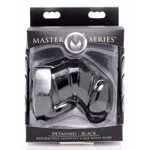 Cage de chasteté DETAINED Souple 7cm Noire