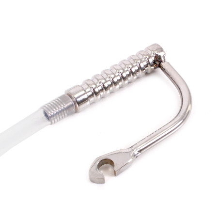 Tige d'urètre percée CATHETER RIBBED 21cm | Diamètre 9mm