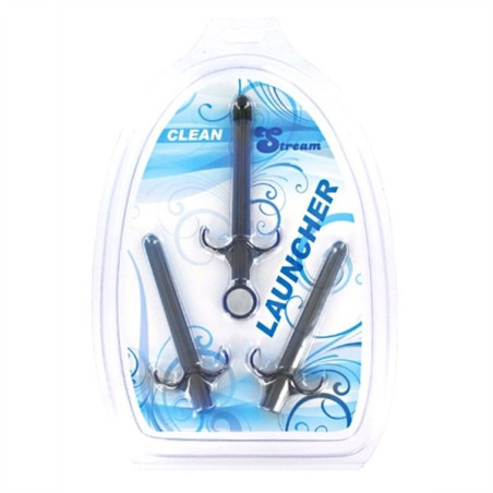 Lot de 3 Pipettes à lubrifiant Noires | Insertion 9 x 1.2cm