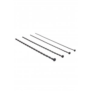 Lot de 4 Tiges d'urètre SPIRAL SCREW 30 cm | Diamètres de 3 à 6mm