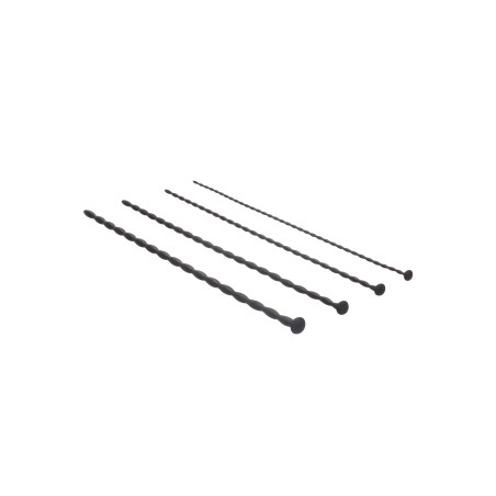 Lot de 4 Tiges d'urètre SPIRAL SCREW 30 cm | Diamètres de 3 à 6mm