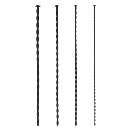 Lot de 4 Tiges d'urètre SPIRAL SCREW 30 cm | Diamètres de 3 à 6mm