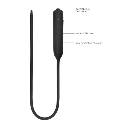 Tige d'urètre Vibrante BULLET SOUND 35 cm | Diamètre 5mm