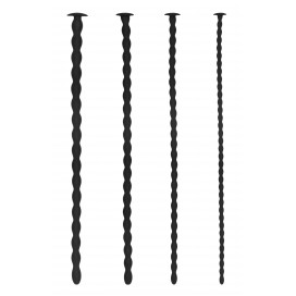 Lot de 4 Tiges d'urètre SPIRAL SCREW 30 cm | Diamètre de 7 à 10mm
