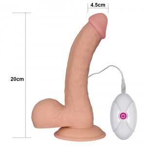 Gode vibrant ULTRA SOFT THICK 17 x 4,5 cm