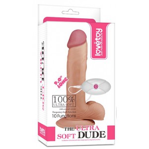 Gode vibrant LEO VIBE Soft Dude 18 x 4.5cm