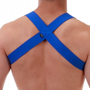 Harnais élastique MATT Bleu