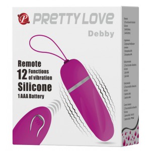 Oeuf Vibrant sans fil Debby - 8.5 x 2.8 cm