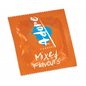 Préservatifs aromatisés ADORE 53 mm | Boîte de 12