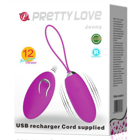 Jenny, un oeuf vibrant sans fil de la collection Pretty love