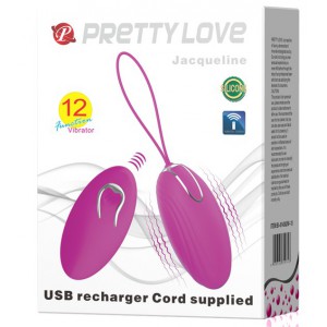 Oeuf Vibrant Télécommandé Jacqueline - 7.8 x 3.7 cm